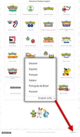 Language Selection Poké Ball Plus, Europe